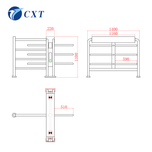 Revolving Door Turnstile