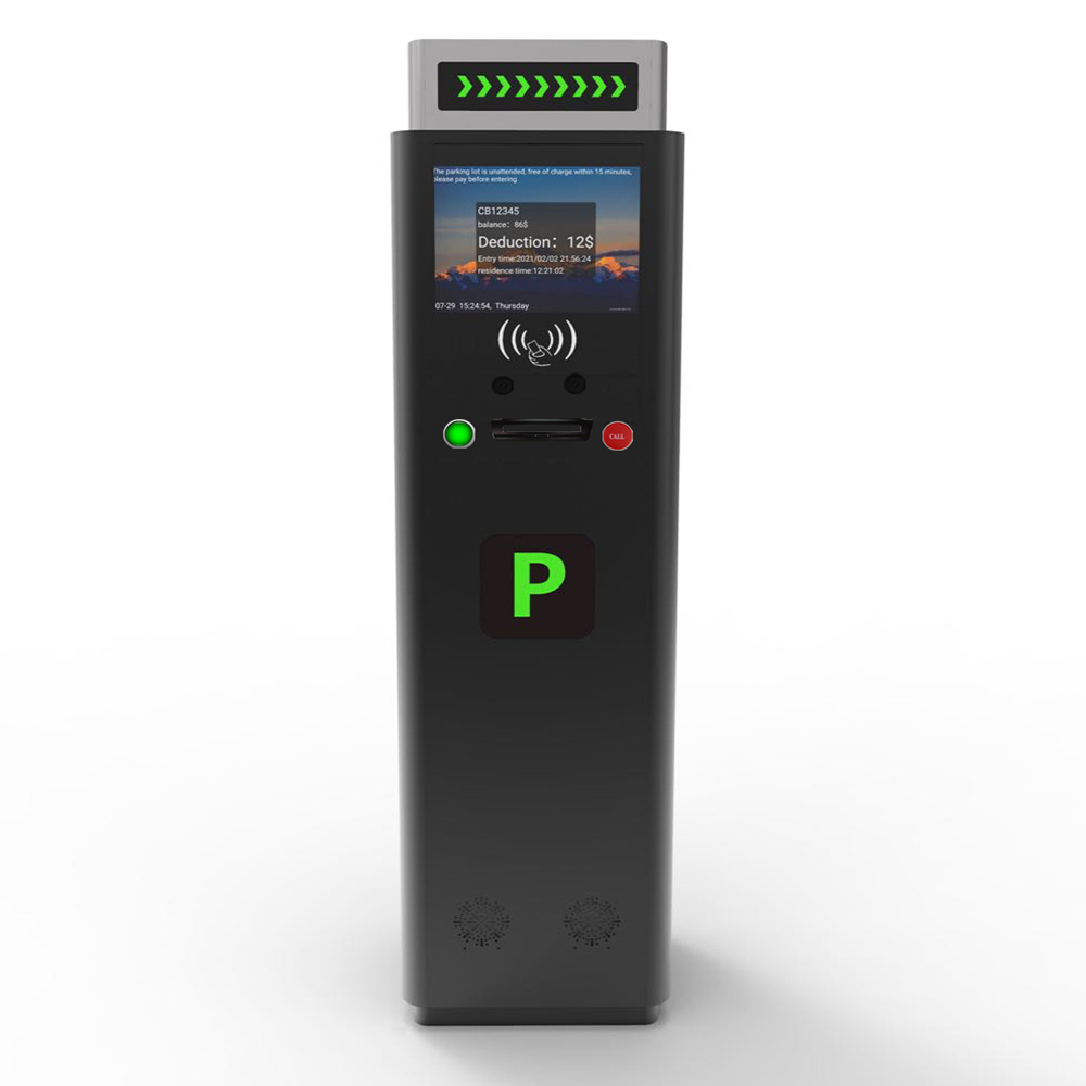  Ticket parking management dispenser with rfid card reader with camera for facial detection CXT