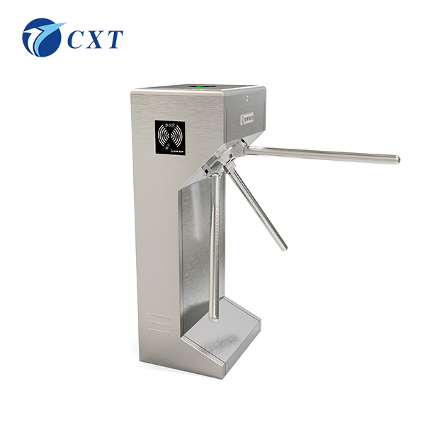 Vertical Tripod Turnstile Gate Stainless Steel With TCP/IP Communication Interface