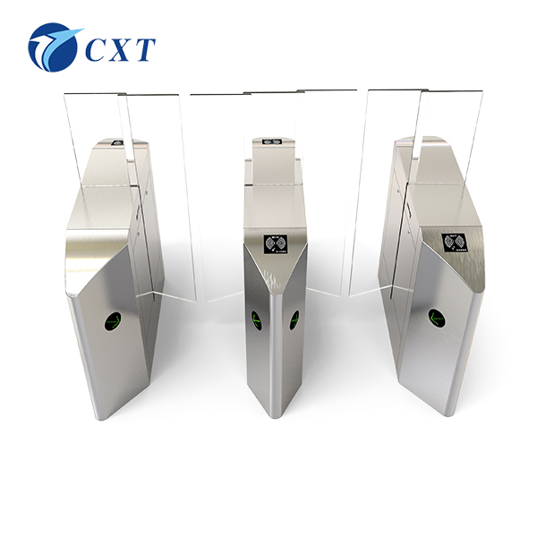Intelligent Swing Barrier Gate Anti Collision Acrylic Access Control Turnstile Gate