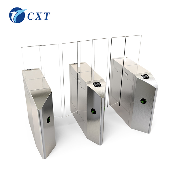 Intelligent Swing Barrier Gate Anti Collision Acrylic Access Control Turnstile Gate