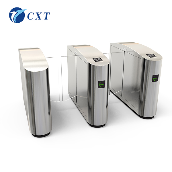 Intelligent Swing Barrier Gate Anti Collision Acrylic Access Control Turnstile Gate