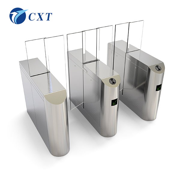 Electric Swing Barrier Gate For Office School Subway TCP/IP Communication Interface