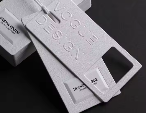 Custom Logo Hangtags for Clothing Shoes Bags-Recycled Paper Packaging by Manufacturer