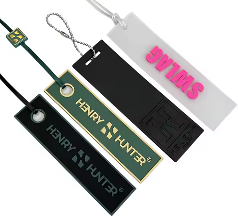 Clear PVC Cruise Luggage Tag Holder Self- Sealing Anti-Lost Etag Plastic Tags Popular Craft for Secure Travel