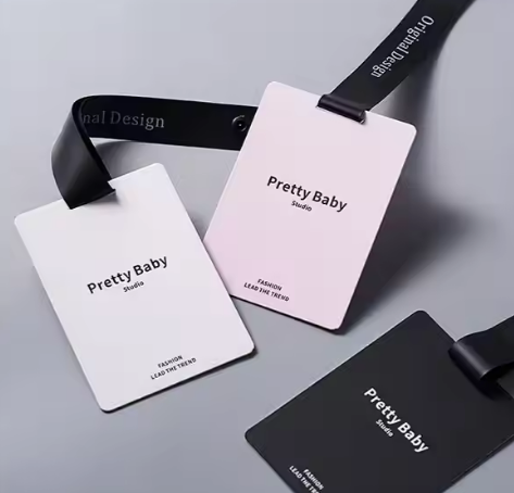 Custom Garment Woven Printed Foldable Cloth Private Label Tags logo Designers for My Brand Clothing Neck